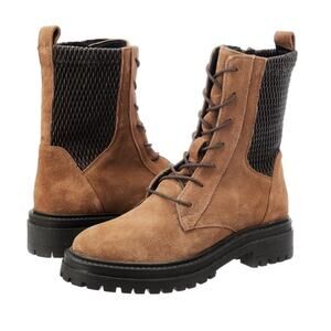 NWOT Women's Geox Iridea Respira Brown Coffee Leather Boot – Sz EU39/US9